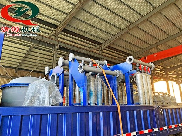 今日發貨安徽客戶壓力篩、排渣分離機、除砂機